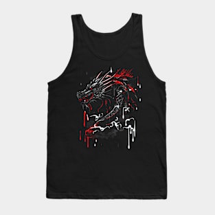 Japanese Tattoo China Mythology Tank Top